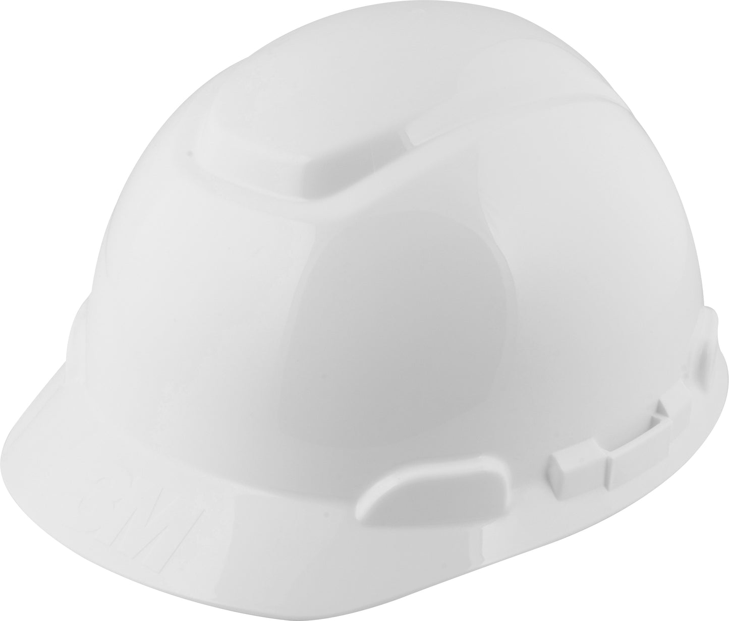 Capacete branco, suspensão com ajuste fácil e jugular de tecido, aba frontal 3M C.A 29638