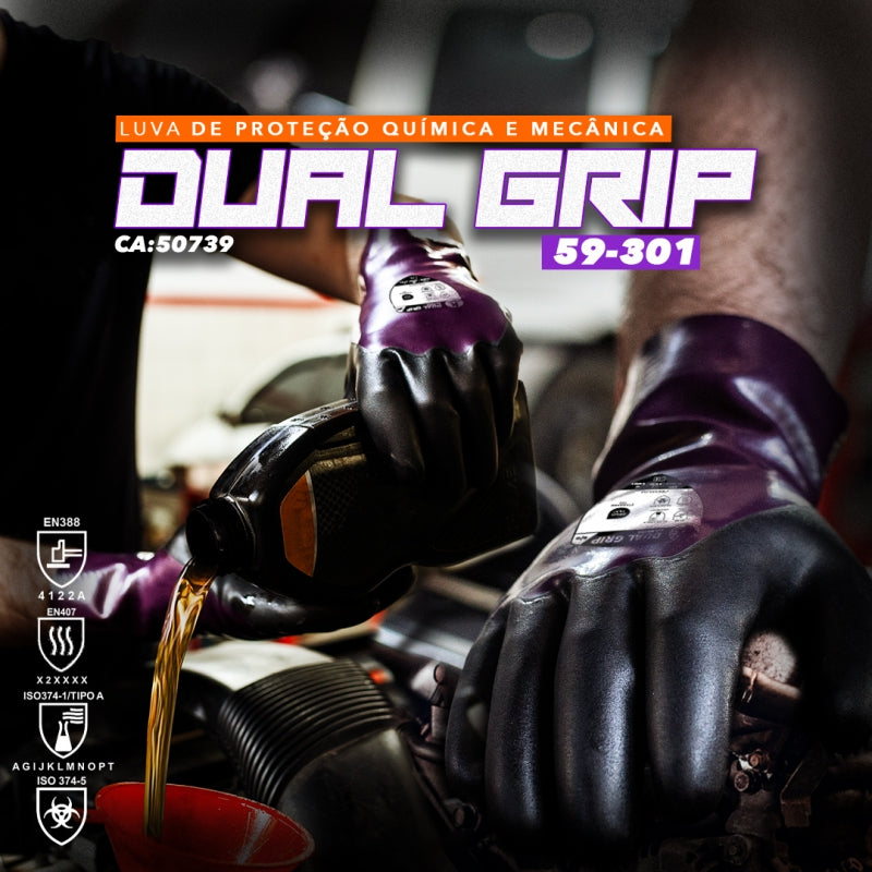 Luva DUAL GRIP Kalipso -  C.A. 50739