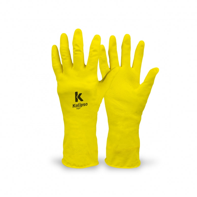 Luva Latex Amarela Kalipso - C.A. 13.959