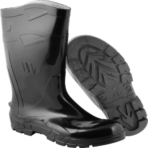 Bota de PVC Preta, com forro, cano longo MARLUVAS  - CA 40754