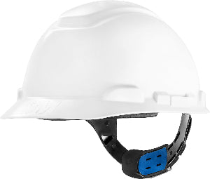 Capacete branco, suspensão com ajuste fácil e jugular de tecido, aba frontal 3M C.A 29638