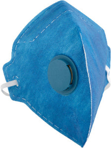Respirador dobrável, semifacial, PFF1, RDV 2102, azul, VONDER - C.A 29786