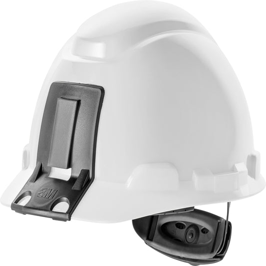 Capacete aba frontal mineiro, branco, com catraca,  3M - C.A 29638
