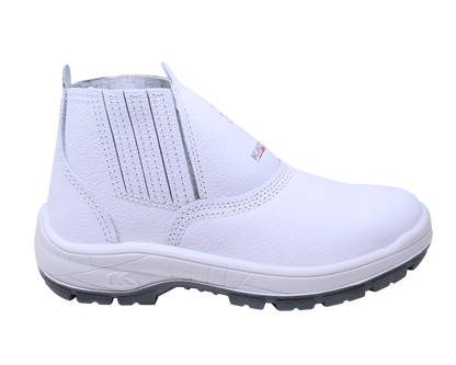 Bota Elástico KADESH IMPACTO BRANCA CA 36935 - AÇO |CA 33734 POLIPROPILENO | CA 26092 COMPOSITE