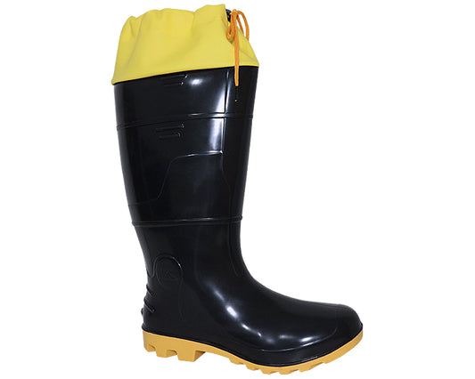 Bota PVC KADESH SAFETY BOOTS 33 CM + POLAINA CA 42149 - SEM FORRO