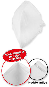 Respirador dobrável, semifacial, branco, VONDER  - C.A 29782