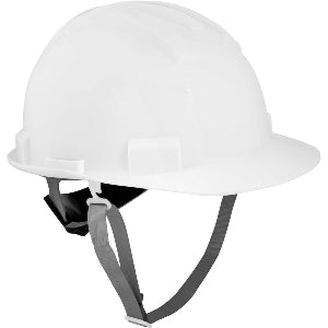 Capacete aba frontal, branco, com jugular e suspensão com catraca, VONDER PLUS - CA 14712
